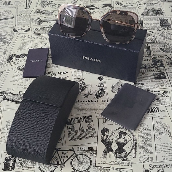 🔥PRADA WOMEN'S DESIGNER 54mm SHADES - Picture 2 of 15